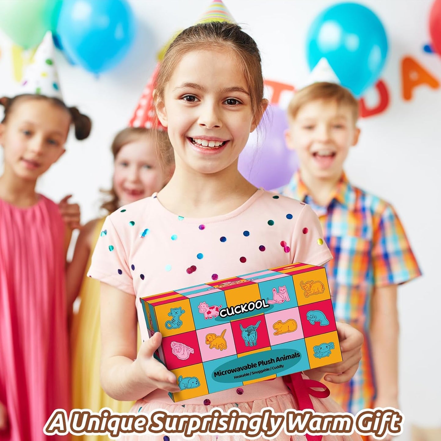 Highland Cow Stuffed Animals, Microwavable Stuffed Animals Heating Pad for Cramps, Pain Stress Relief, Heatable & Coolable Lavender Scented Cow Plush Toy for Anxiety, Women Kid Bedtime Highland Cattle