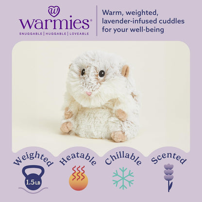 Microwaveable Weighted Plush Mouse - Heated Comfort Toy for All Ages
