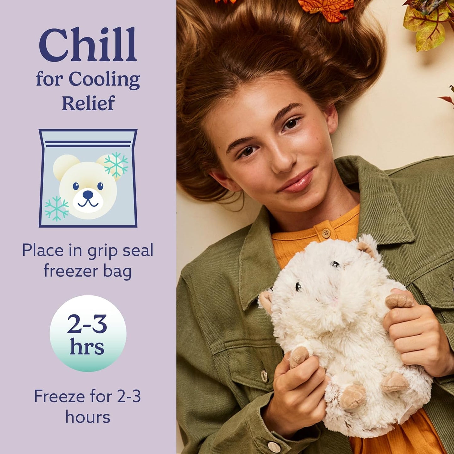 Microwaveable Weighted Plush Mouse - Heated Comfort Toy for All Ages