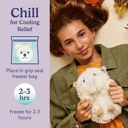 Microwaveable Weighted Plush Mouse - Heated Comfort Toy for All Ages