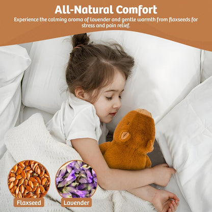 Microwavable Capybara Stuffed Animal - Weighted Stuffed Animal Plush, Heating Pad, Cozy Gift for Girls|Women|Kids|Elder People