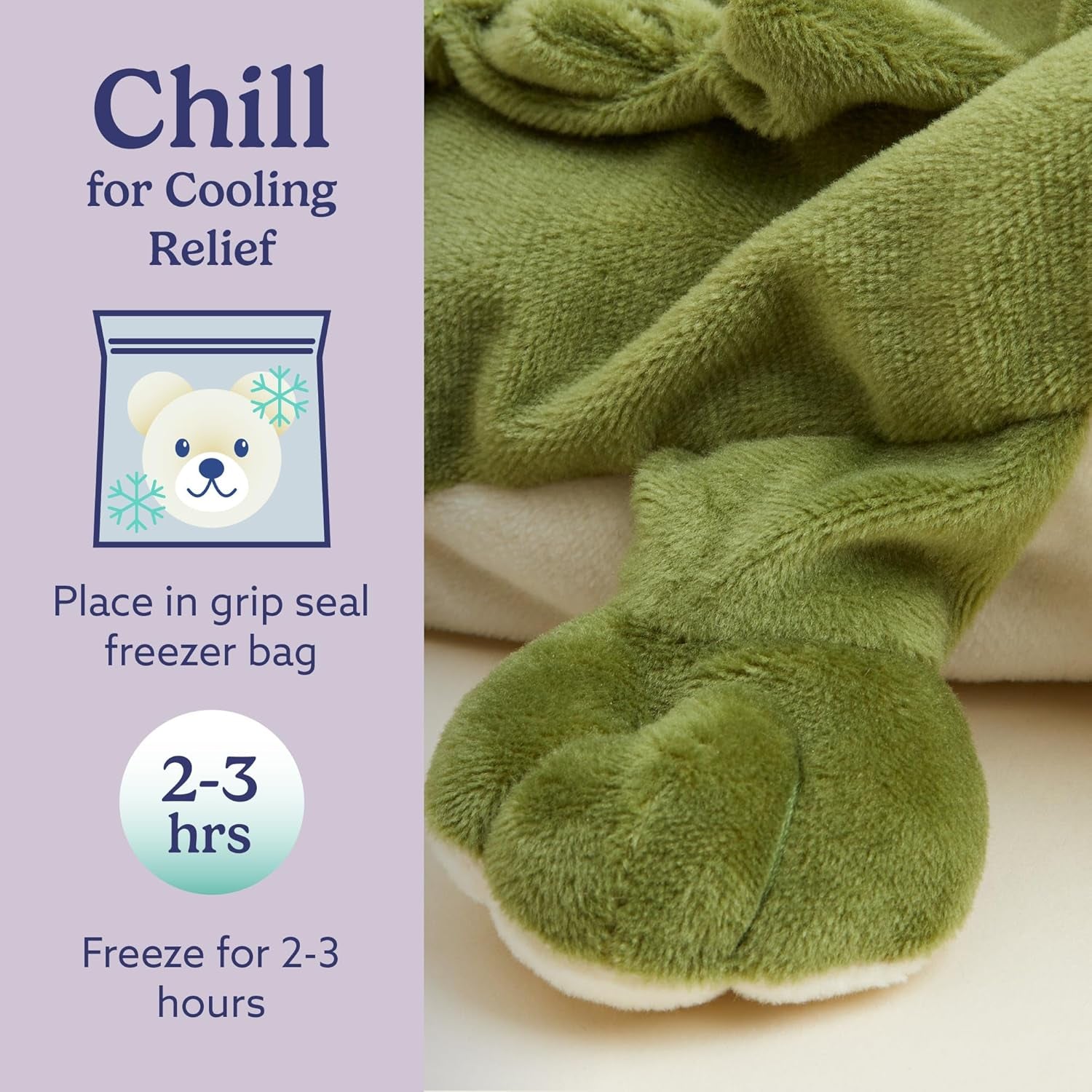 Microwavable & Weighted Stuffed Animals, Alligator - Heated Stuffed Animal Plushie for Warmth & Comfort - Cute Soft Plush Toys for Boys, Girls, Babies & Toddlers